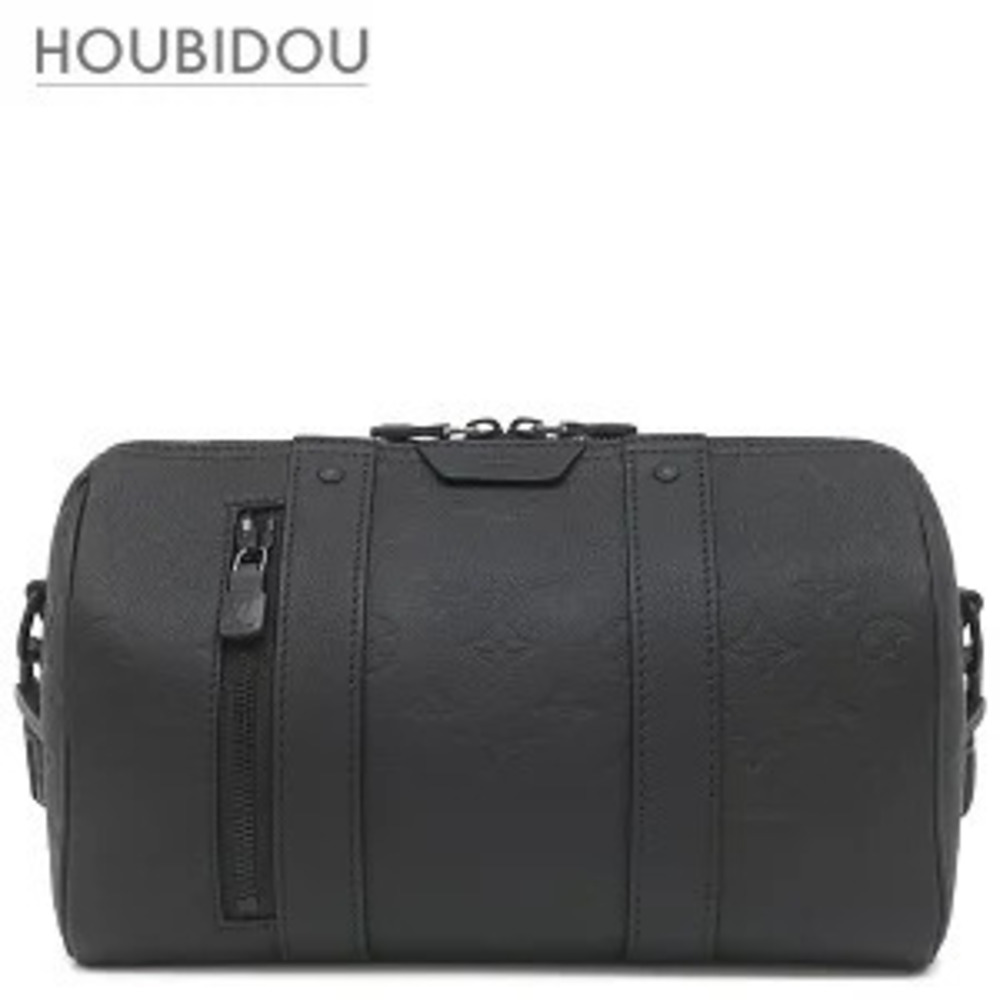 Louis Vuitton City Keepall Shoulder Bag Monogram Shadow Noir black